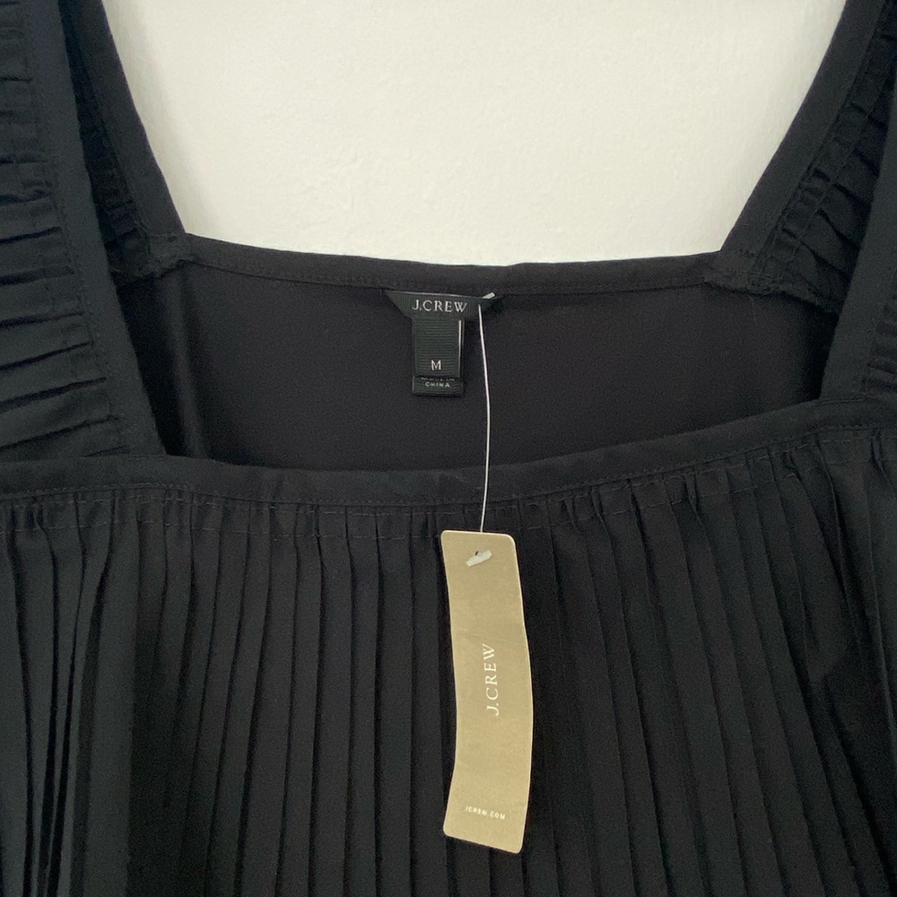 NWT J. Crew Pleated Sleeveless Top